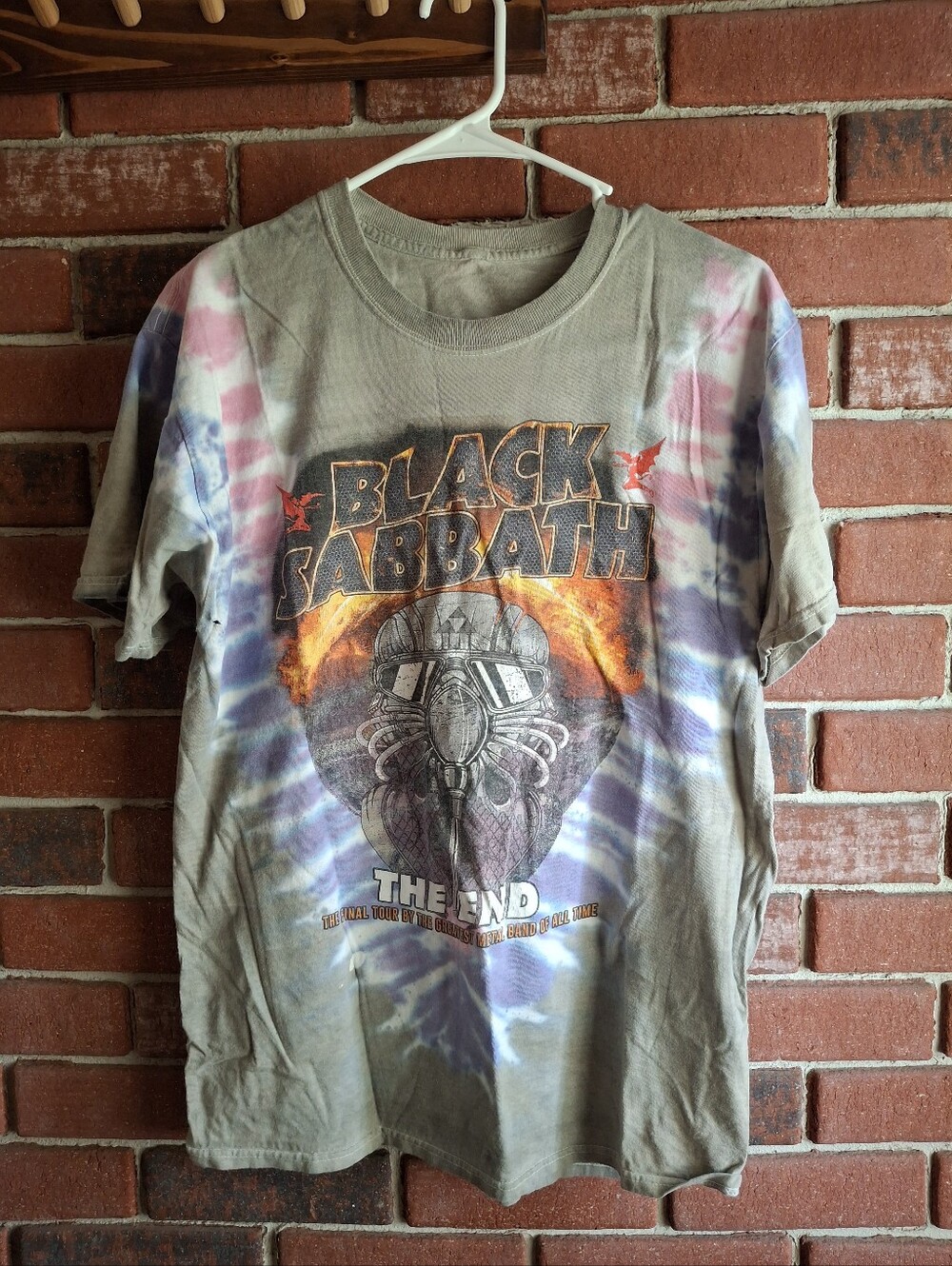 Black Sabbath 2016 Tour tie dye tshirt